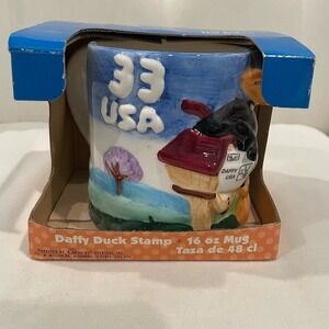 Looney Tunes‎ Vintage Stamp Collection Daffy Duck 16 oz mug 1999